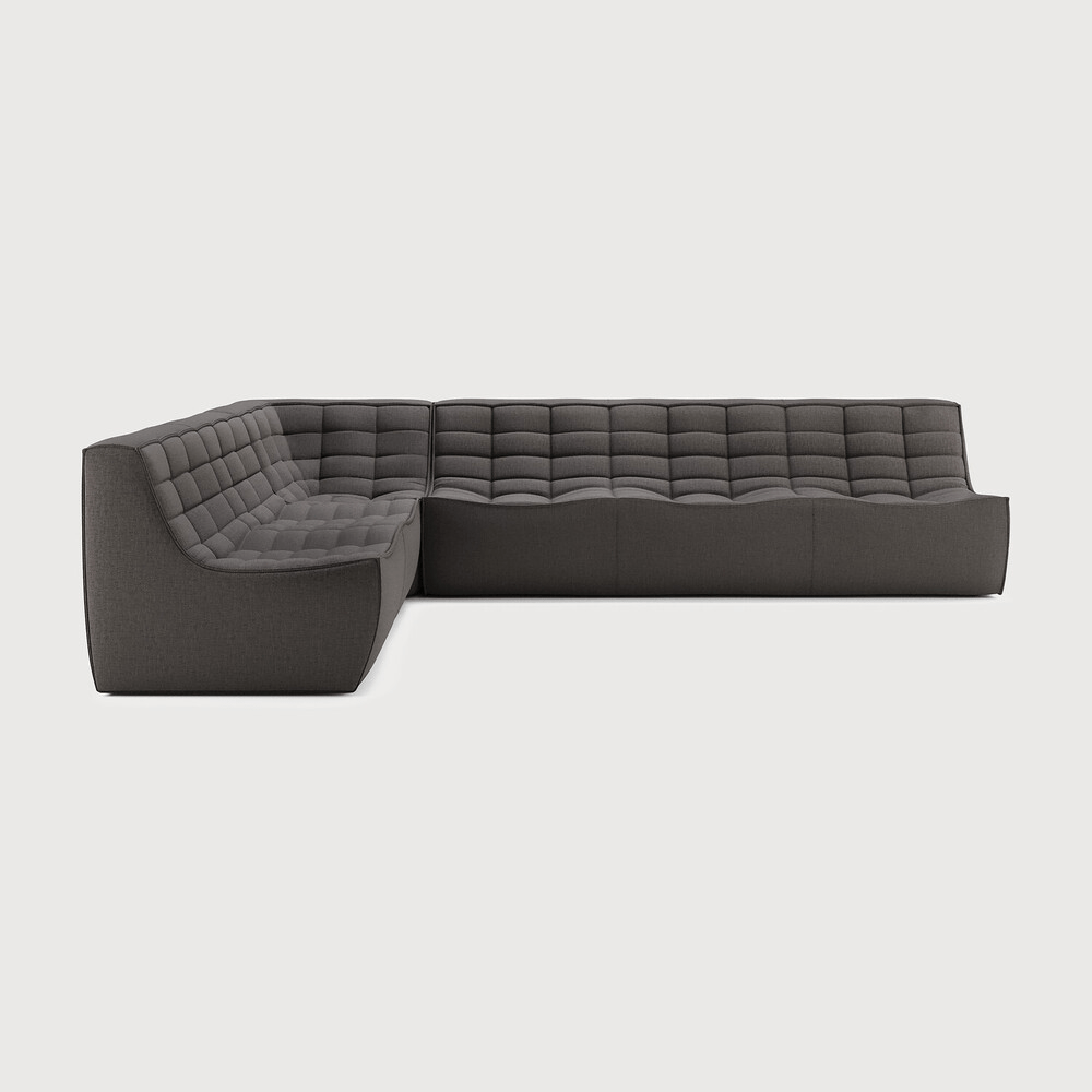 N701 Modular Sofa Set – Combination Lounger with 2 Seater, 90° Square Corner and 3 Seater - Sage InteriorsEthnicraftSofa