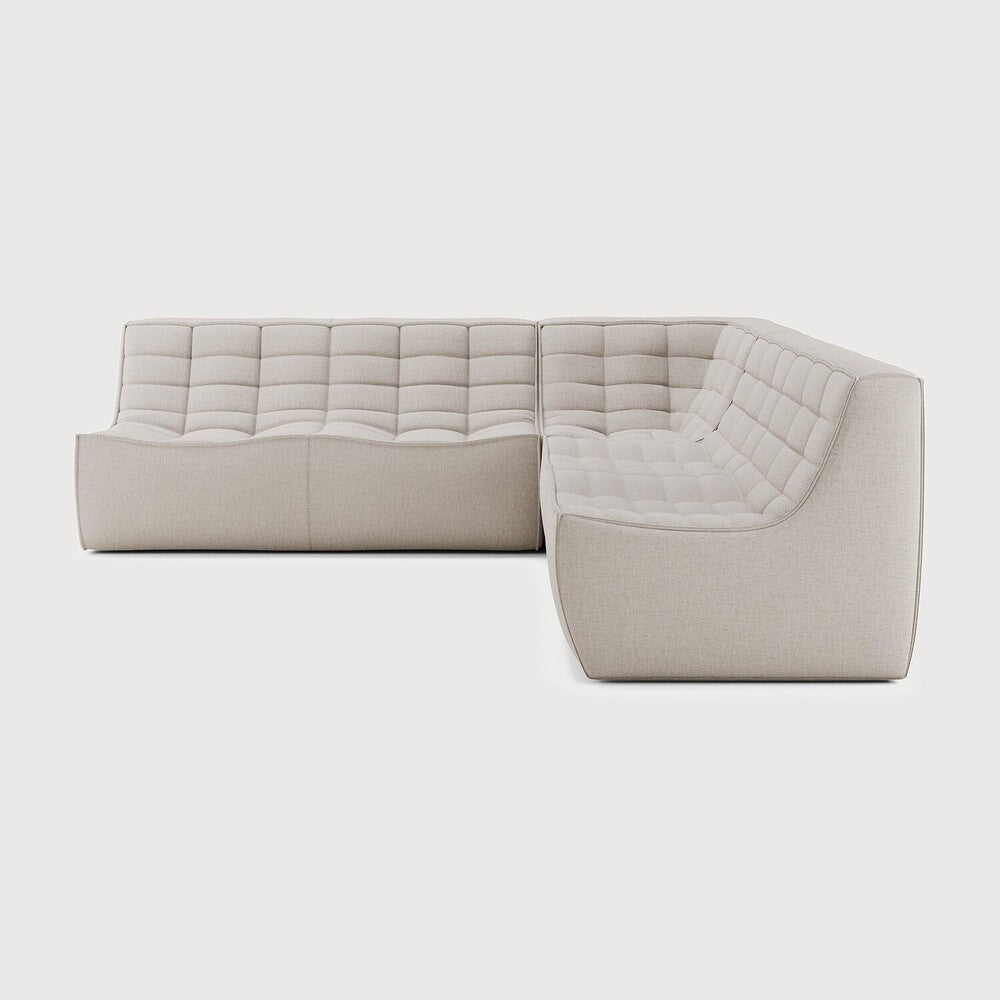 N701 Modular Sofa Set – Left Lounger with 90° Corner - Sage InteriorsEthnicraftSofa