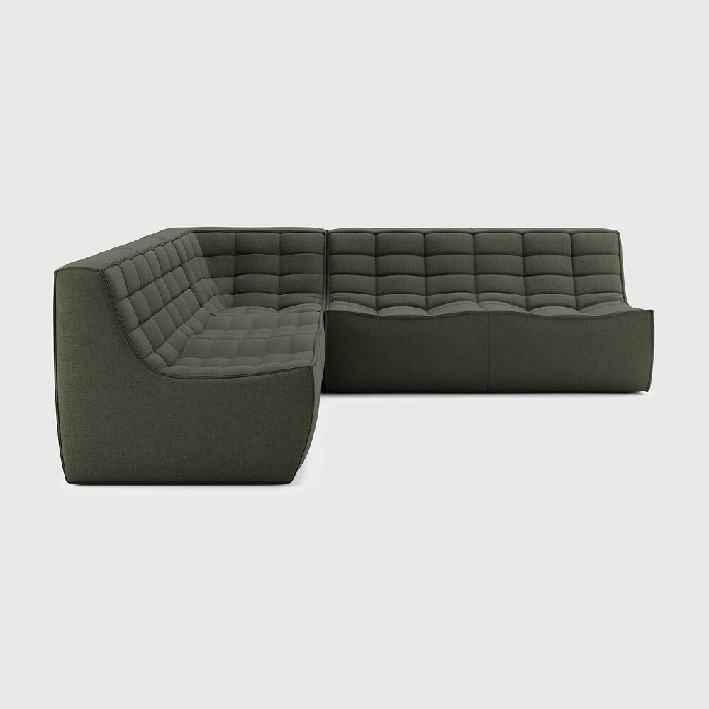 N701 Modular Sofa Set – Left Lounger with 90° Corner - Sage InteriorsEthnicraftSofa
