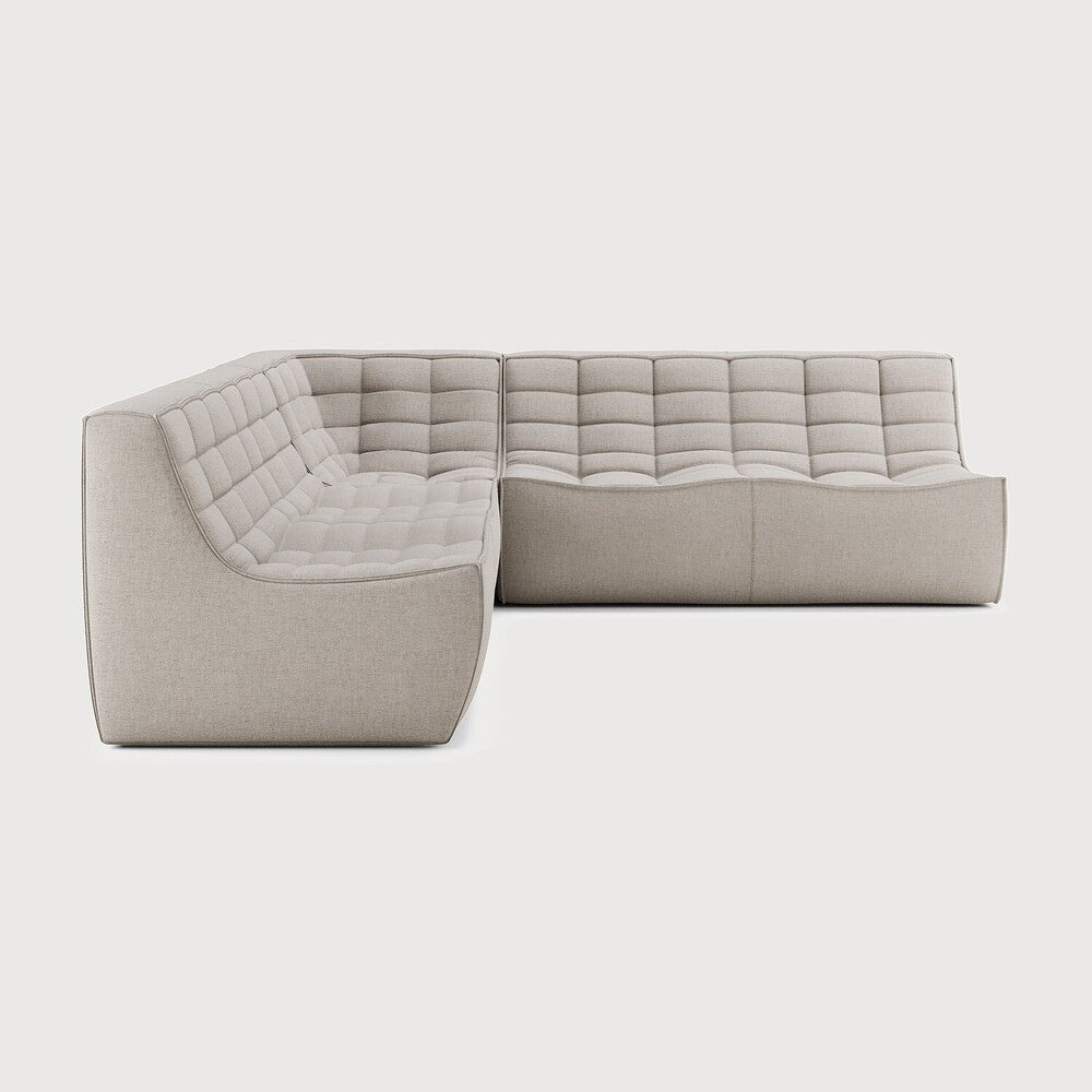 N701 Modular Sofa Set – Left Lounger with 90° Corner - Sage InteriorsEthnicraftSofa