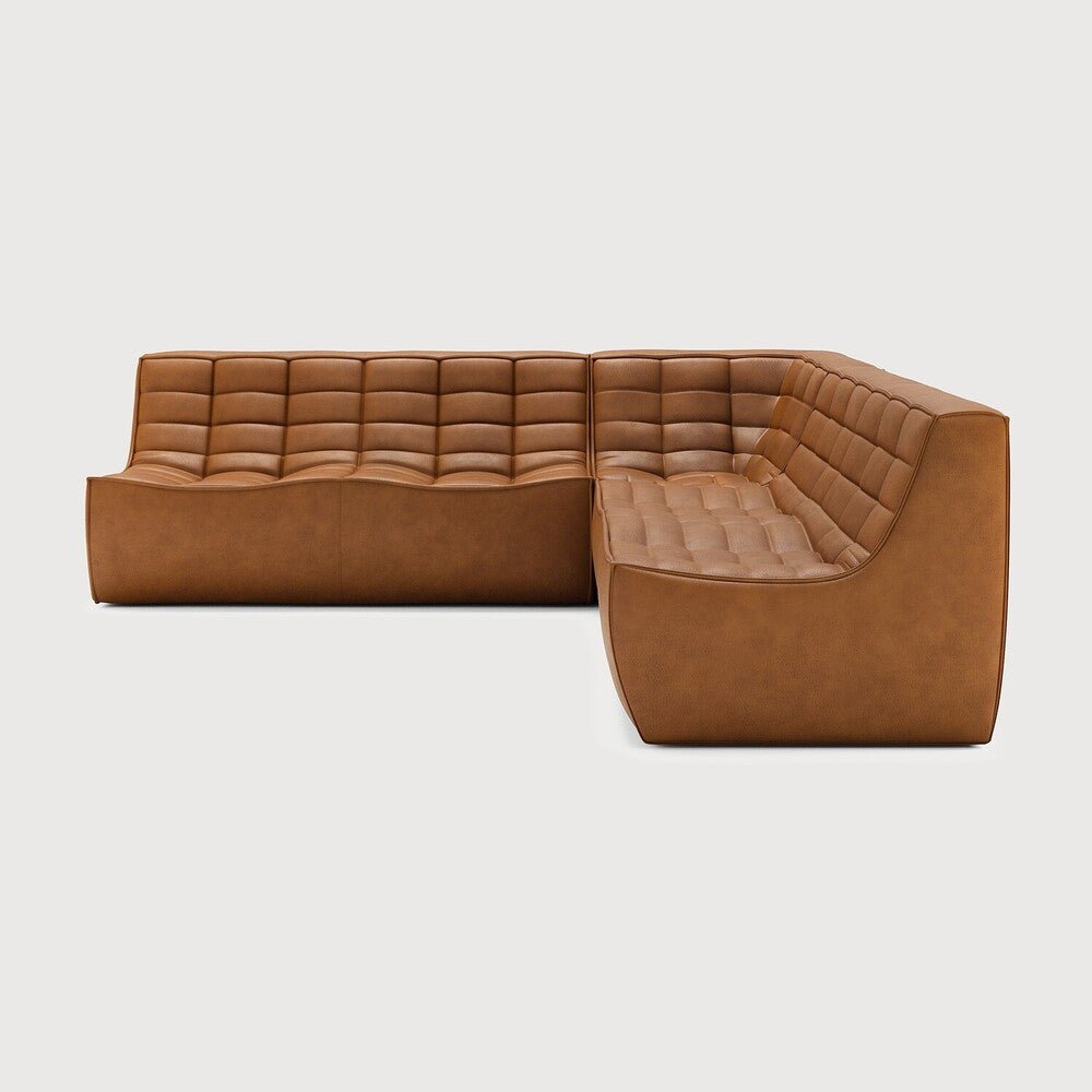 N701 Modular Sofa Set – Left Lounger with 90° Corner - Sage InteriorsEthnicraftSofa