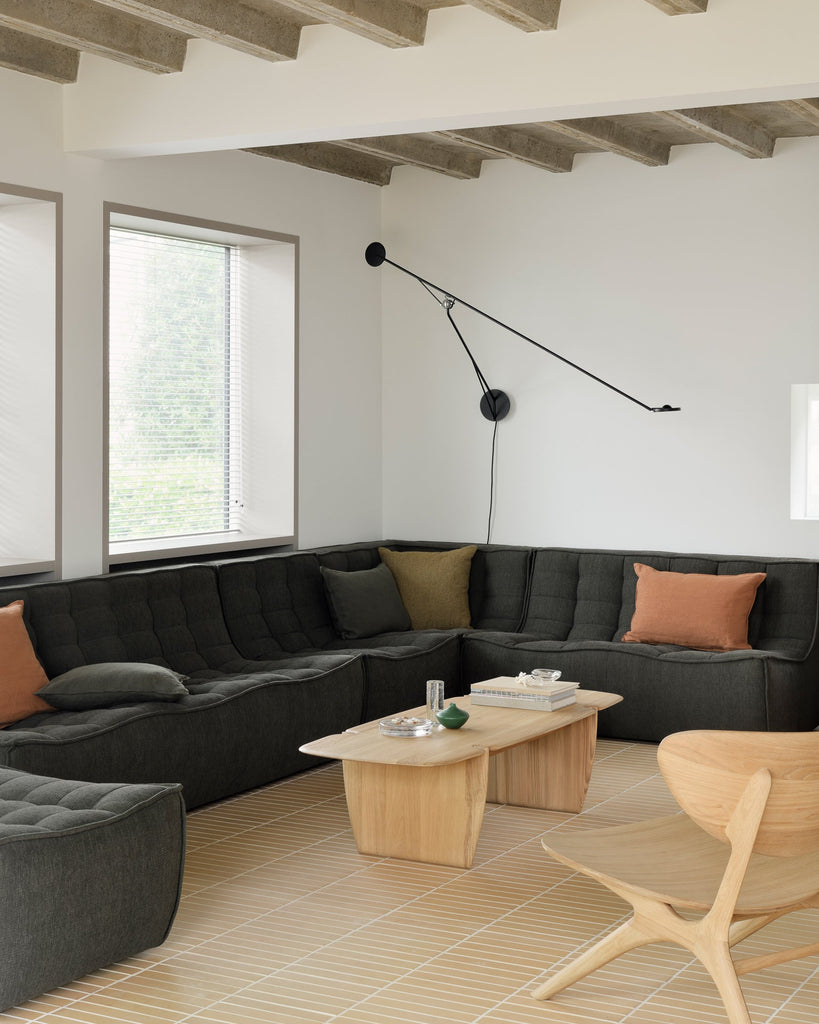 N701 Modular Sofa Set – Left Lounger with 90° Corner - Sage InteriorsEthnicraftSofa
