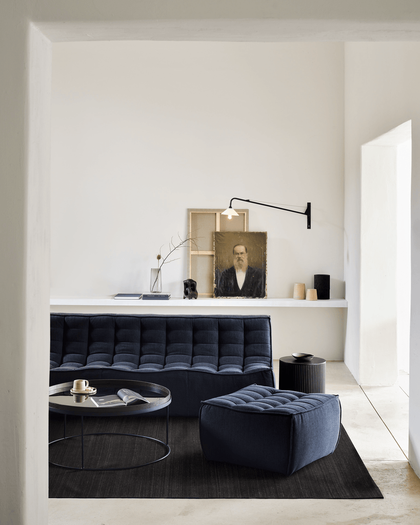 N701 Modular Sofa Set – Left/Right Lounger with 2 Seater, 90° Round Corner & 1 Seater - Sage InteriorsEthnicraftSofa