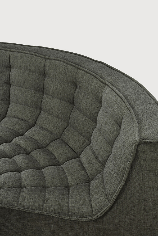 N701 Modular Sofa Set – Left/Right Lounger with 2 Seater, 90° Round Corner & 1 Seater - Sage InteriorsEthnicraftSofa