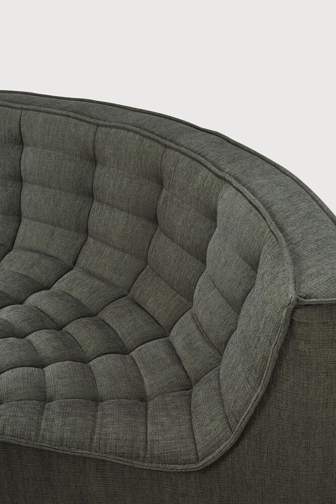 N701 Modular Sofa Set Lounger 3 - Seater with Round Corner - Sage InteriorsEthnicraftSofa