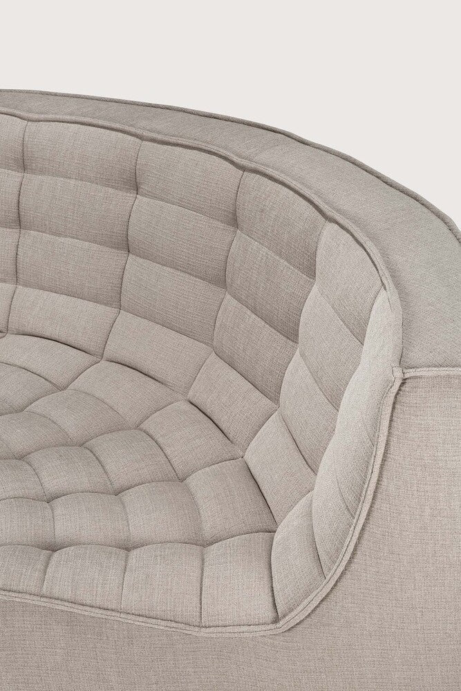 N701 Modular Sofa Set Lounger 3 - Seater with Round Corner - Sage InteriorsEthnicraftSofa