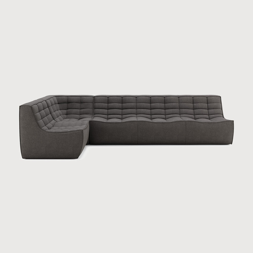 N701 Modular Sofa Set – Old Saddle Leather Sectional with Right Lounger - Sage InteriorsEthnicraftSofa