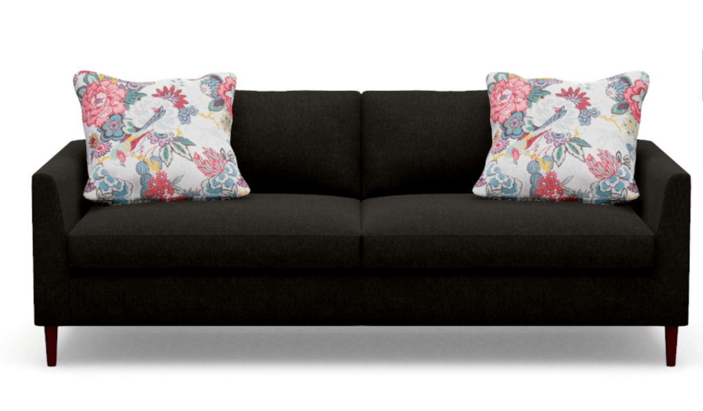 Nassau custom sofa Mary Smith - Jackson, Dorado 8 - 161149, Premier Seat, Throw Pillow Daling 202999, Legs 5461L DCH - Sage InteriorsSage Interiors