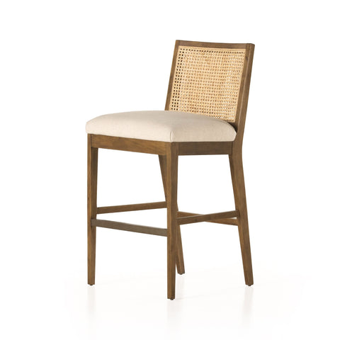 Natural Cane Armless Dining Stool - Sage InteriorsFHDining Stool