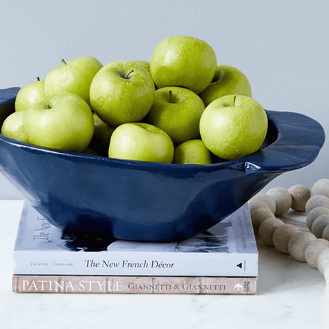 Navy Dough Bowl, Small - Sage InteriorsETUHome