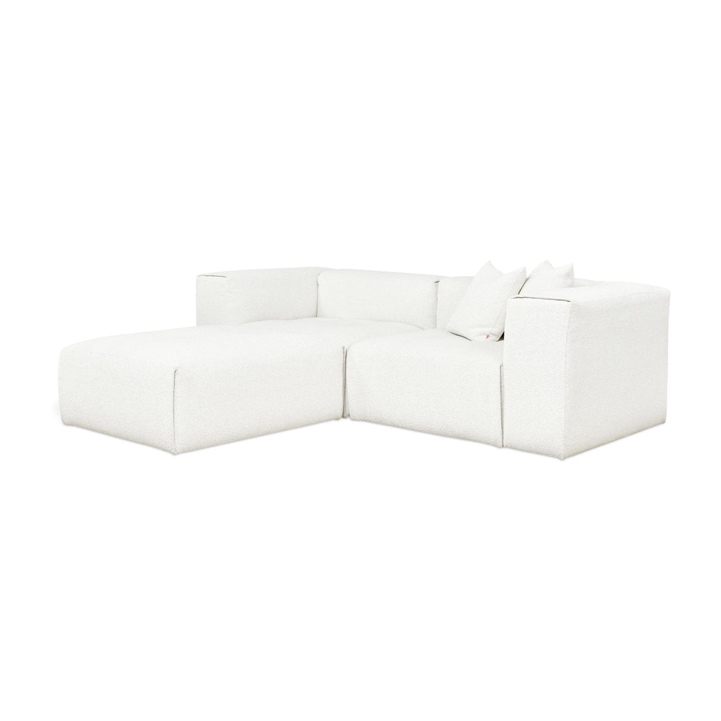 Nest Modular 3 - PC Sectional – Scandinavian - Inspired Bouclé Modular Sofa - Sage InteriorsSage InteriorsSectional Sofa Units