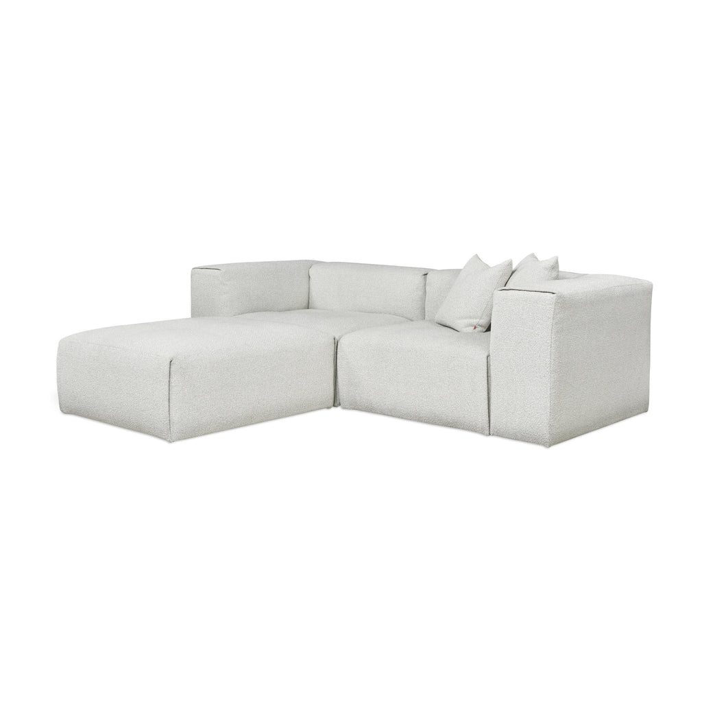 Nest Modular 3 - PC Sectional – Scandinavian - Inspired Bouclé Modular Sofa - Sage InteriorsSage InteriorsSectional Sofa Units