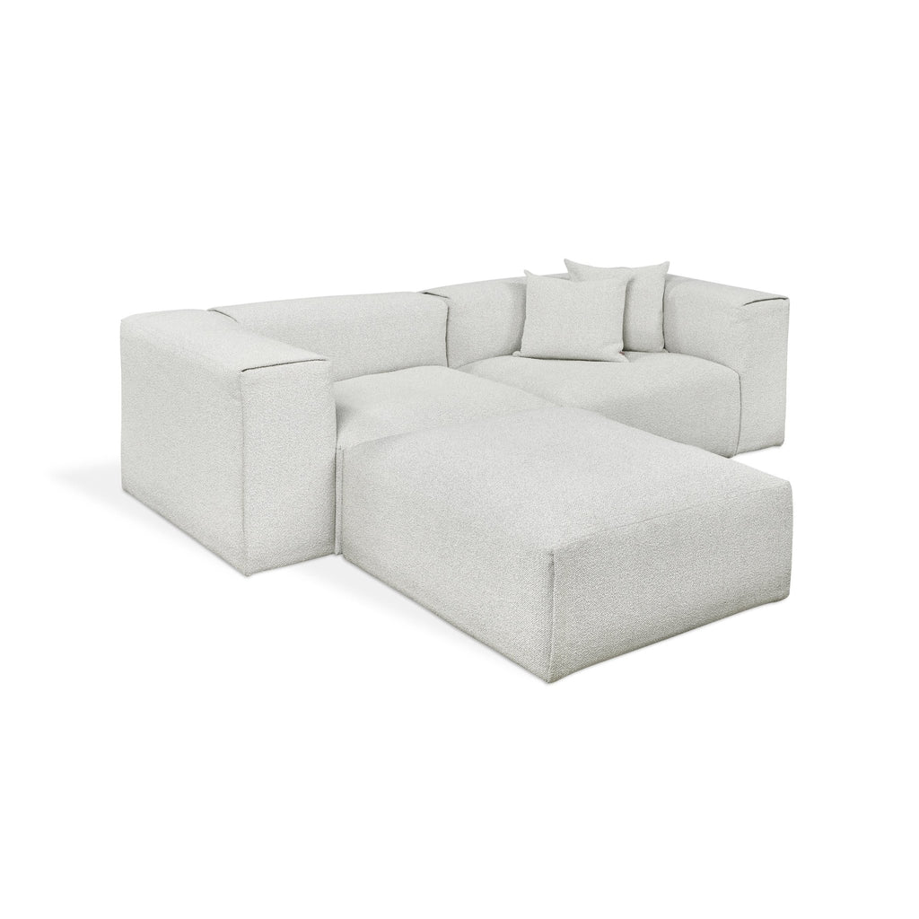 Nest Modular 3 - PC Sectional – Scandinavian - Inspired Bouclé Modular Sofa - Sage InteriorsSage InteriorsSectional Sofa Units