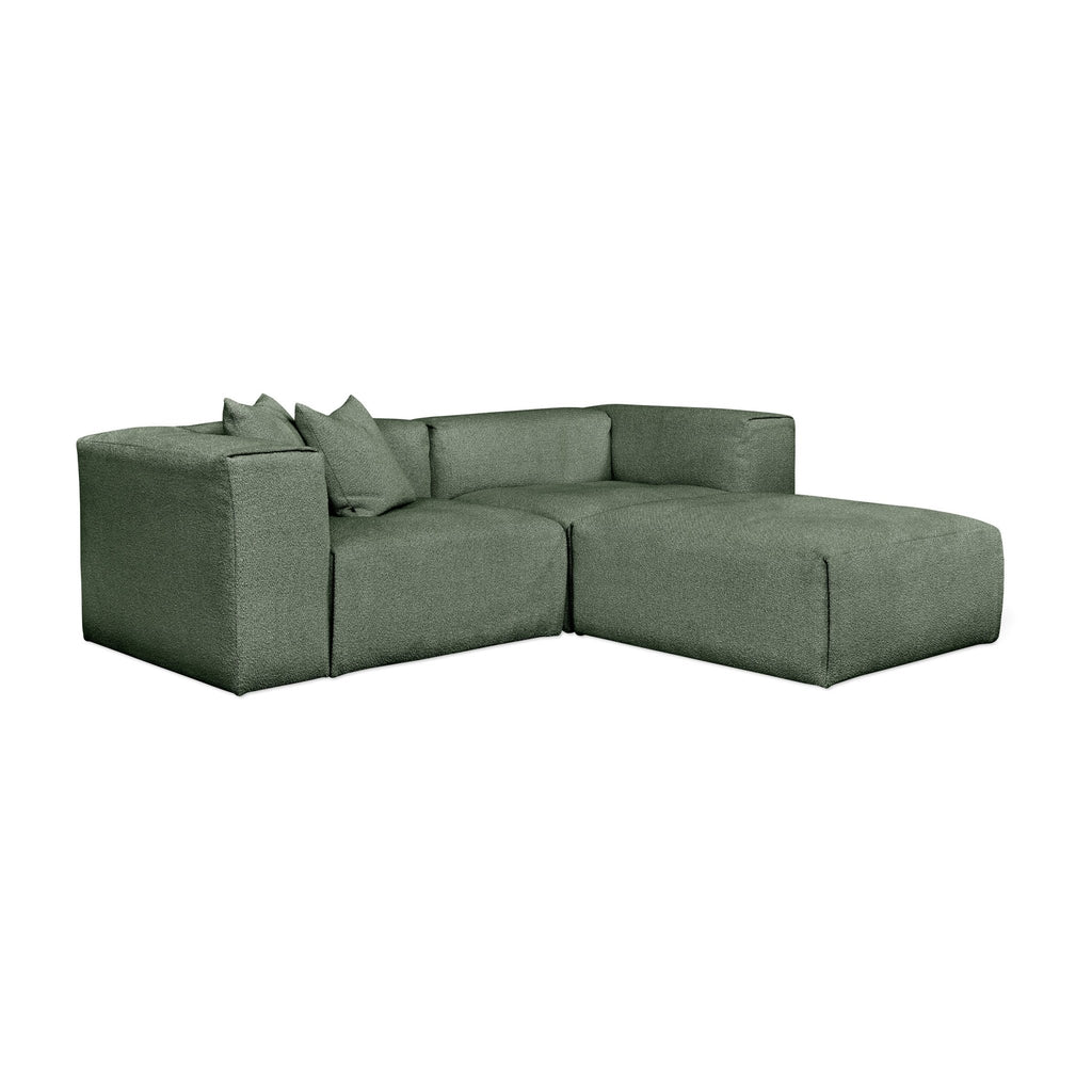 Nest Modular 3 - PC Sectional – Scandinavian - Inspired Bouclé Modular Sofa - Sage InteriorsSage InteriorsSectional Sofa Units