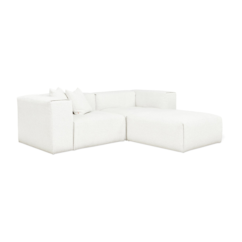 Nest Modular 3 - PC Sectional – Scandinavian - Inspired Bouclé Modular Sofa - Sage InteriorsSage InteriorsSectional Sofa Units