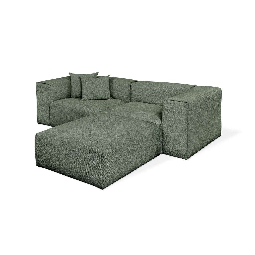 Nest Modular 3 - PC Sectional – Scandinavian - Inspired Bouclé Modular Sofa - Sage InteriorsSage InteriorsSectional Sofa Units