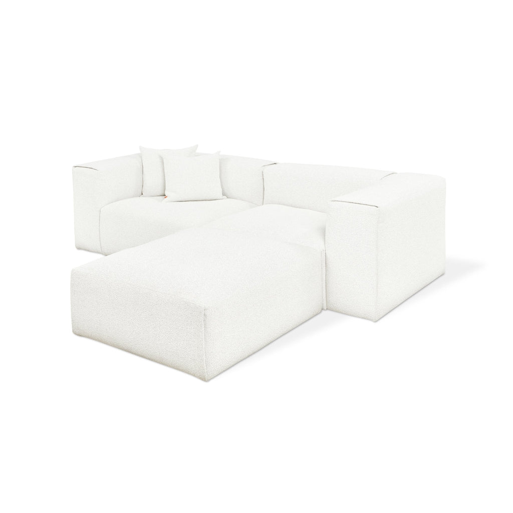 Nest Modular 3 - PC Sectional – Scandinavian - Inspired Bouclé Modular Sofa - Sage InteriorsSage InteriorsSectional Sofa Units