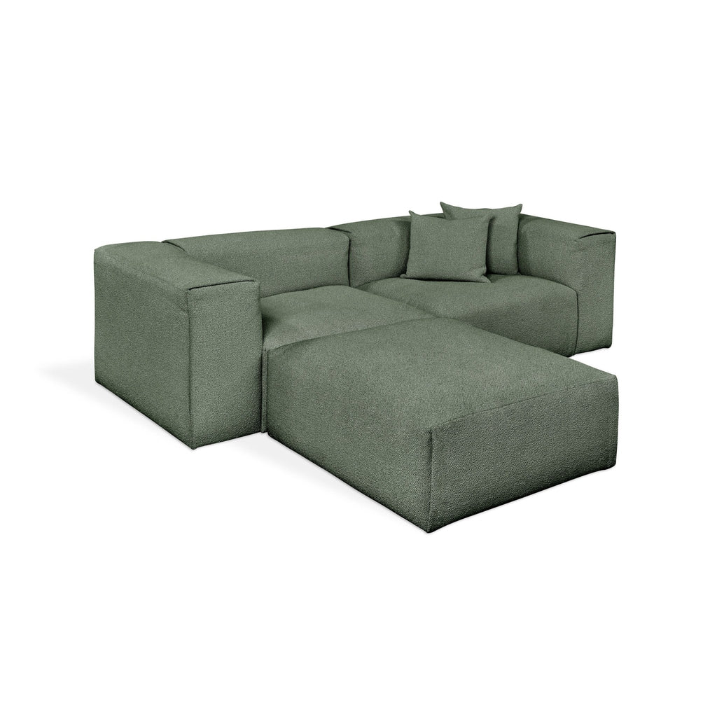 Nest Modular 3 - PC Sectional – Scandinavian - Inspired Bouclé Modular Sofa - Sage InteriorsSage InteriorsSectional Sofa Units