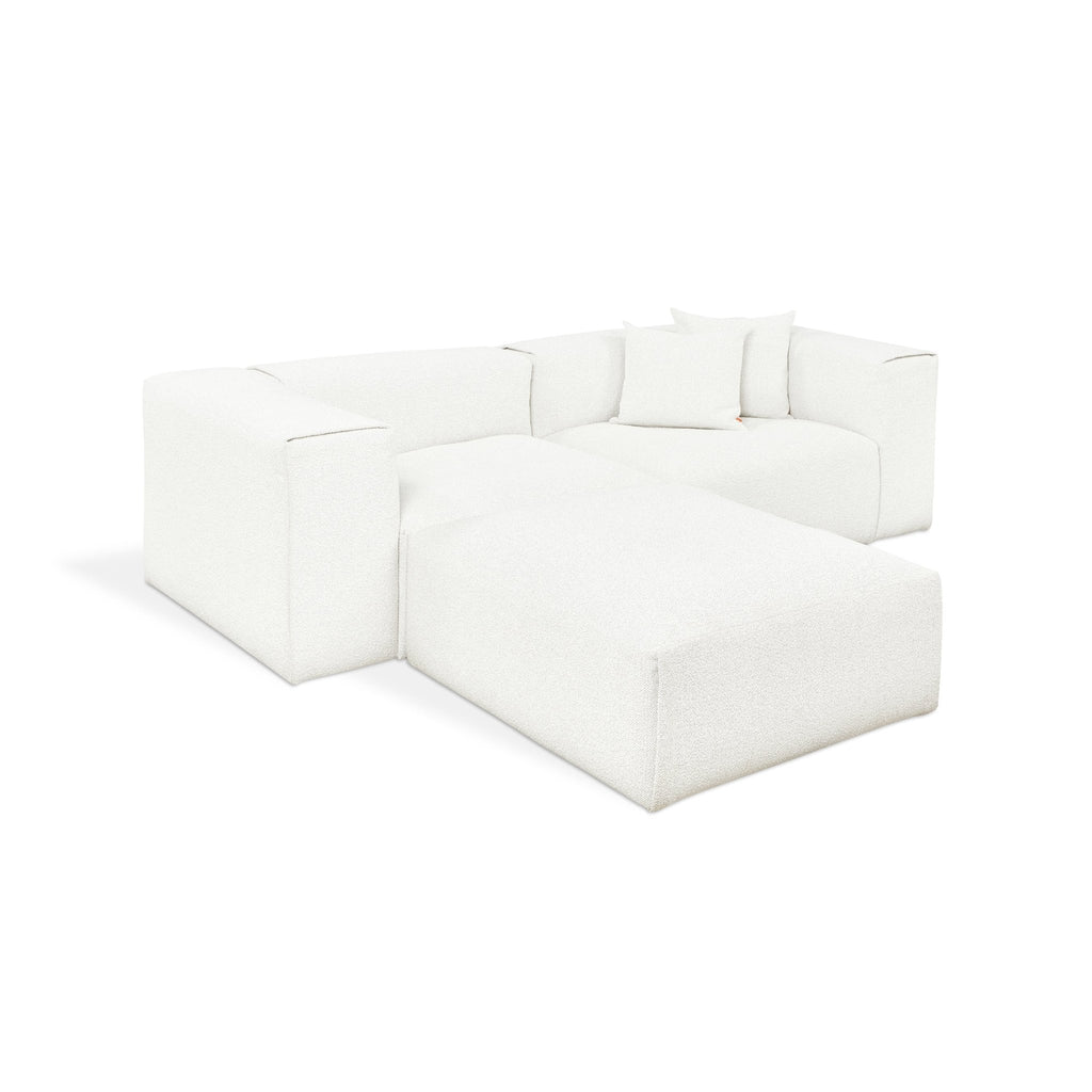 Nest Modular 3 - PC Sectional – Scandinavian - Inspired Bouclé Modular Sofa - Sage InteriorsSage InteriorsSectional Sofa Units