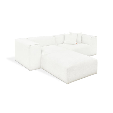 Nest Modular 3 - PC Sectional – Scandinavian - Inspired Bouclé Modular Sofa - Sage InteriorsSage InteriorsSectional Sofa Units
