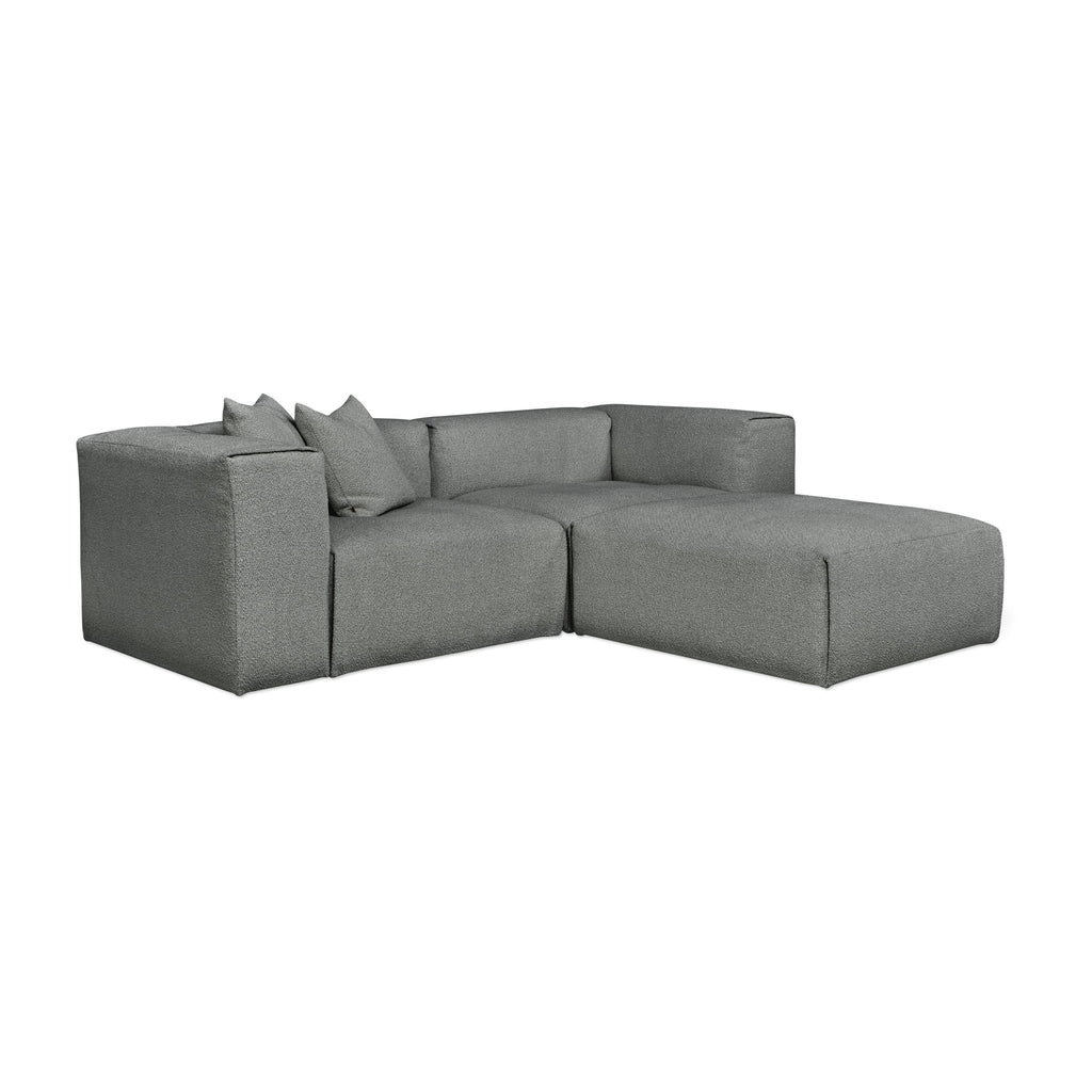 Nest Modular 3 - PC Sectional – Scandinavian - Inspired Bouclé Modular Sofa - Sage InteriorsSage InteriorsSectional Sofa Units