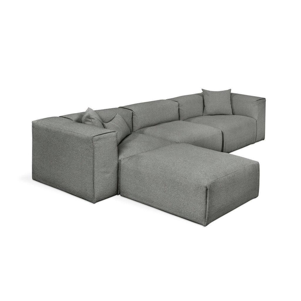 Nest Modular 4 - PC Sectional – Scandinavian Bouclé Modular Sofa - Sage InteriorsSage InteriorsSectional Sofa Units