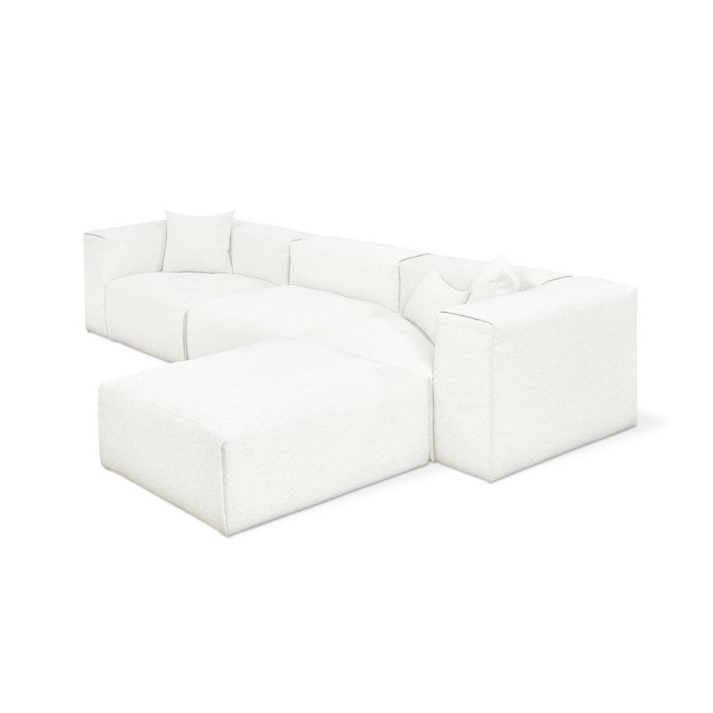 Nest Modular 4 - PC Sectional – Scandinavian Bouclé Modular Sofa - Sage InteriorsSage InteriorsSectional Sofa Units