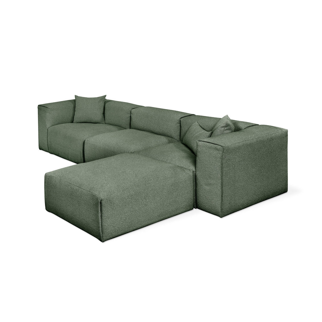 Nest Modular 4 - PC Sectional – Scandinavian Bouclé Modular Sofa - Sage InteriorsSage InteriorsSectional Sofa Units