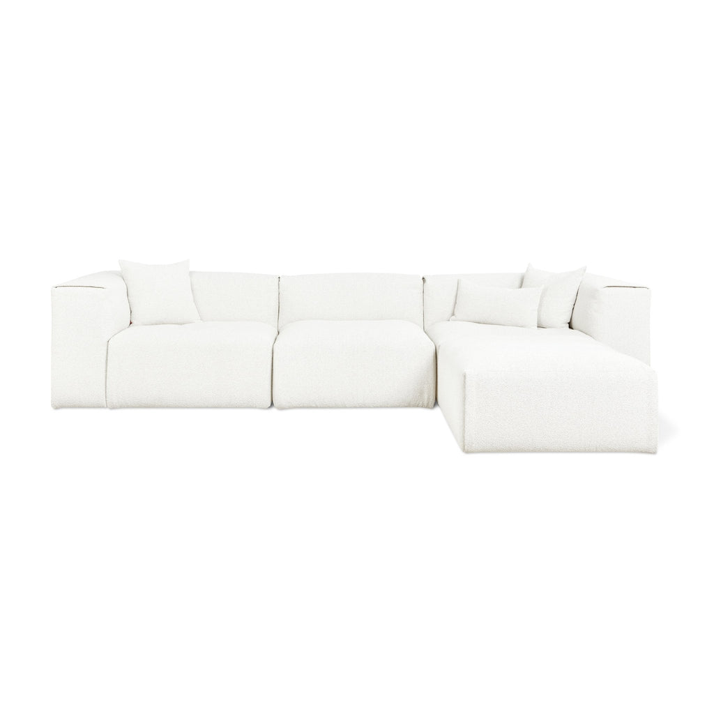 Nest Modular 4 - PC Sectional – Scandinavian Bouclé Modular Sofa - Sage InteriorsSage InteriorsSectional Sofa Units