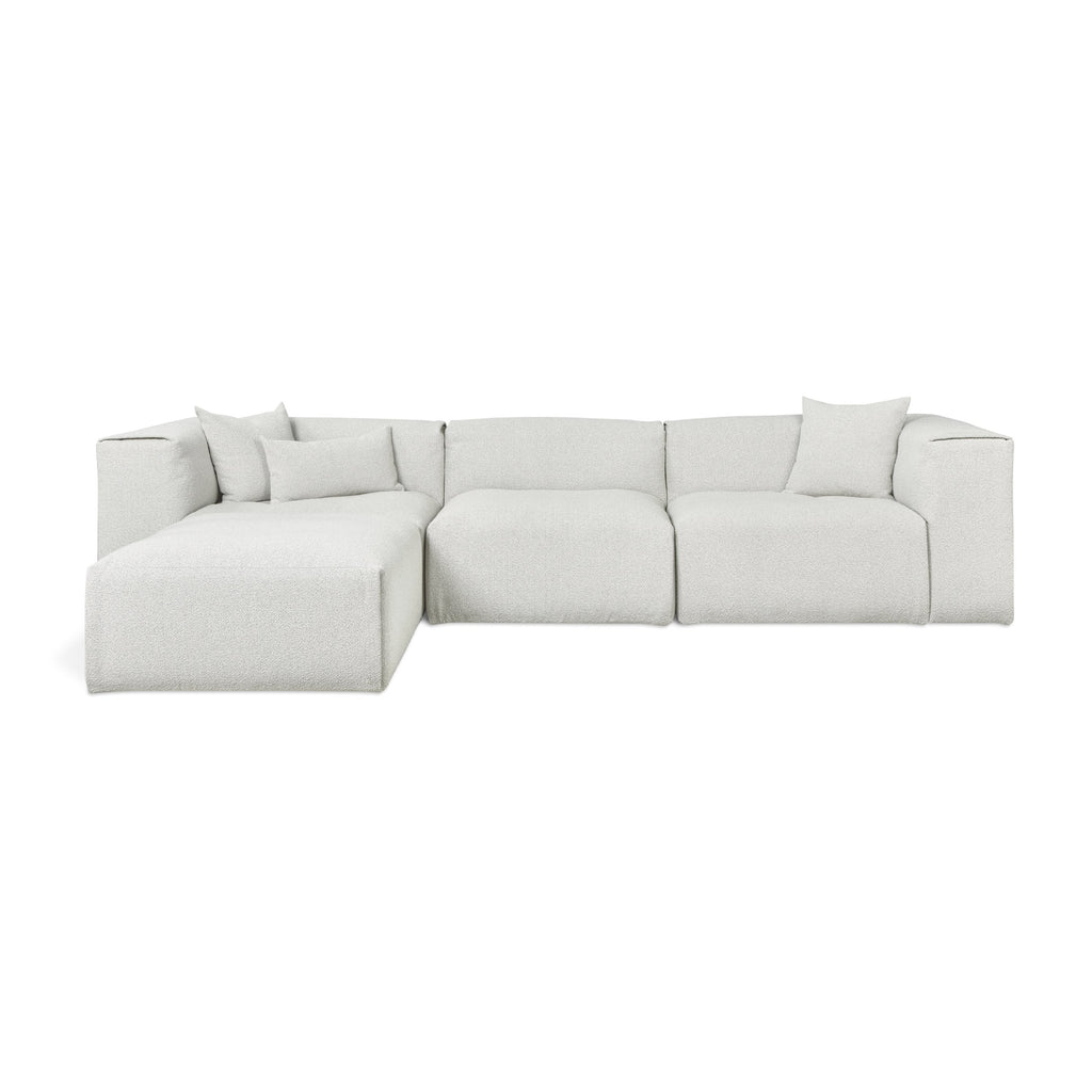 Nest Modular 4 - PC Sectional – Scandinavian Bouclé Modular Sofa - Sage InteriorsSage InteriorsSectional Sofa Units