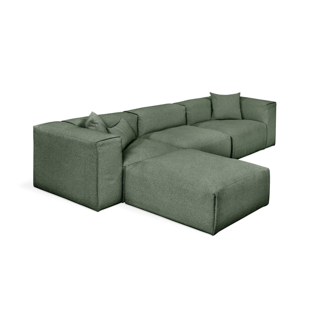 Nest Modular 4 - PC Sectional – Scandinavian Bouclé Modular Sofa - Sage InteriorsSage InteriorsSectional Sofa Units