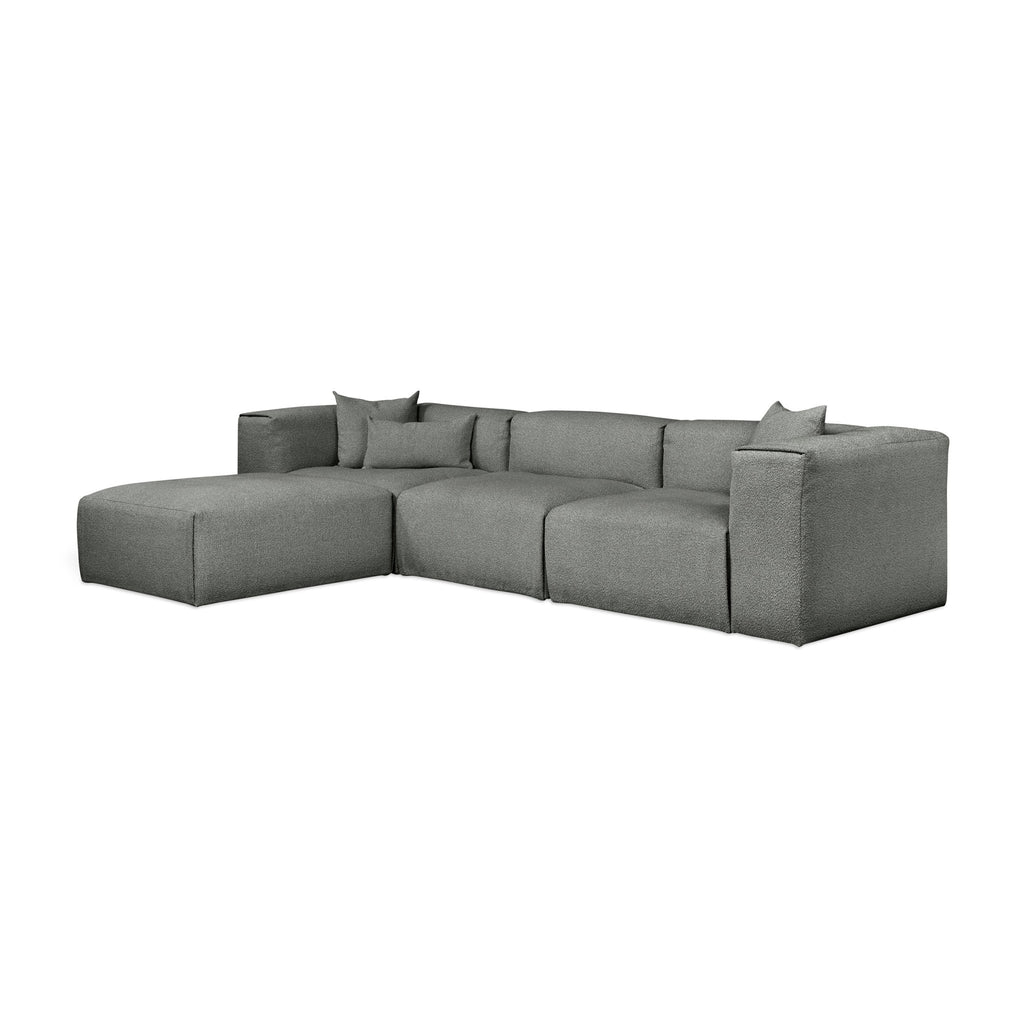 Nest Modular 4 - PC Sectional – Scandinavian Bouclé Modular Sofa - Sage InteriorsSage InteriorsSectional Sofa Units