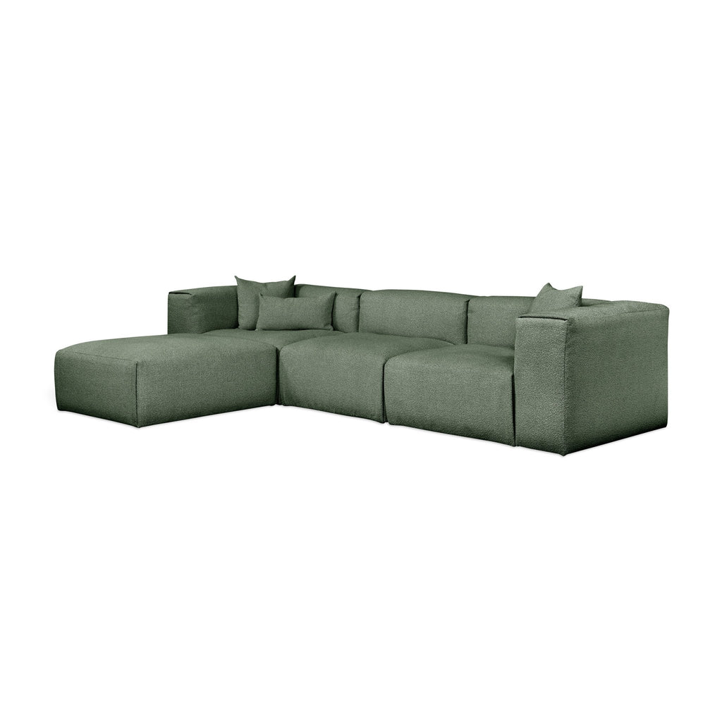 Nest Modular 4 - PC Sectional – Scandinavian Bouclé Modular Sofa - Sage InteriorsSage InteriorsSectional Sofa Units
