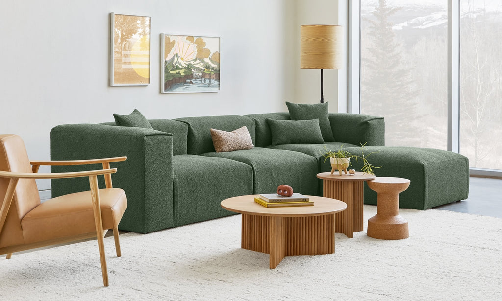 Nest Modular 4 - PC Sectional – Scandinavian Bouclé Modular Sofa - Sage InteriorsSage InteriorsSectional Sofa Units