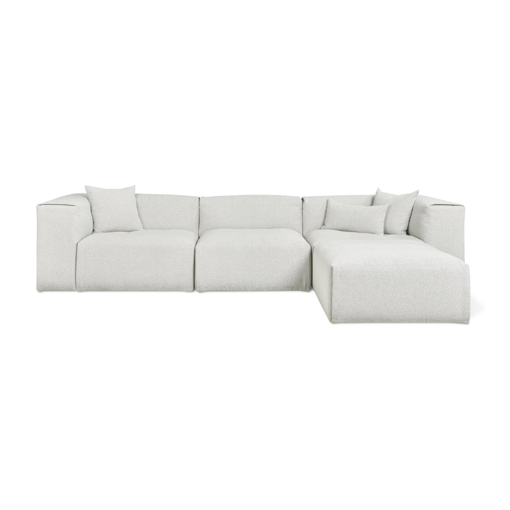 Nest Modular 4 - PC Sectional – Scandinavian Bouclé Modular Sofa - Sage InteriorsSage InteriorsSectional Sofa Units