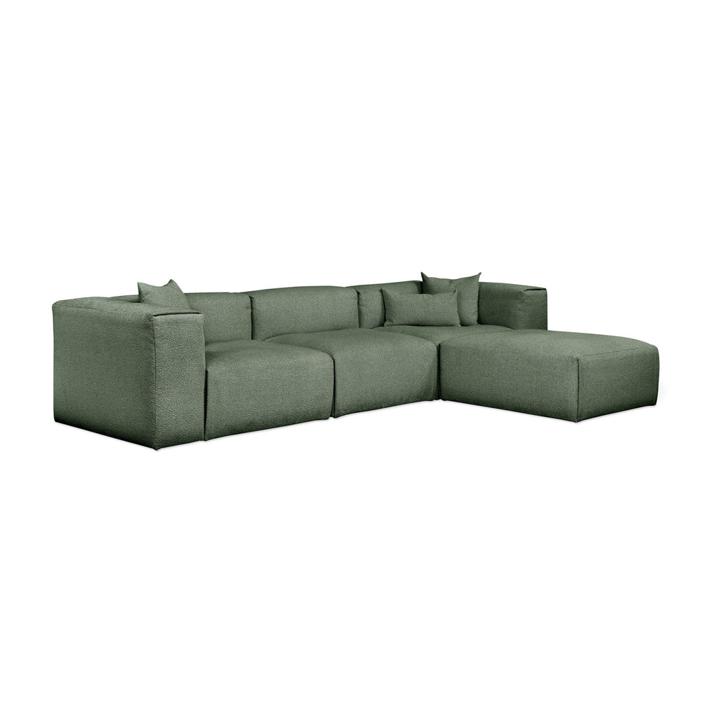 Nest Modular 4 - PC Sectional – Scandinavian Bouclé Modular Sofa - Sage InteriorsSage InteriorsSectional Sofa Units