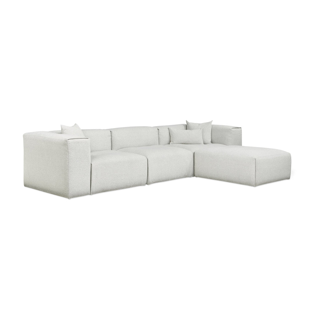 Nest Modular 4 - PC Sectional – Scandinavian Bouclé Modular Sofa - Sage InteriorsSage InteriorsSectional Sofa Units