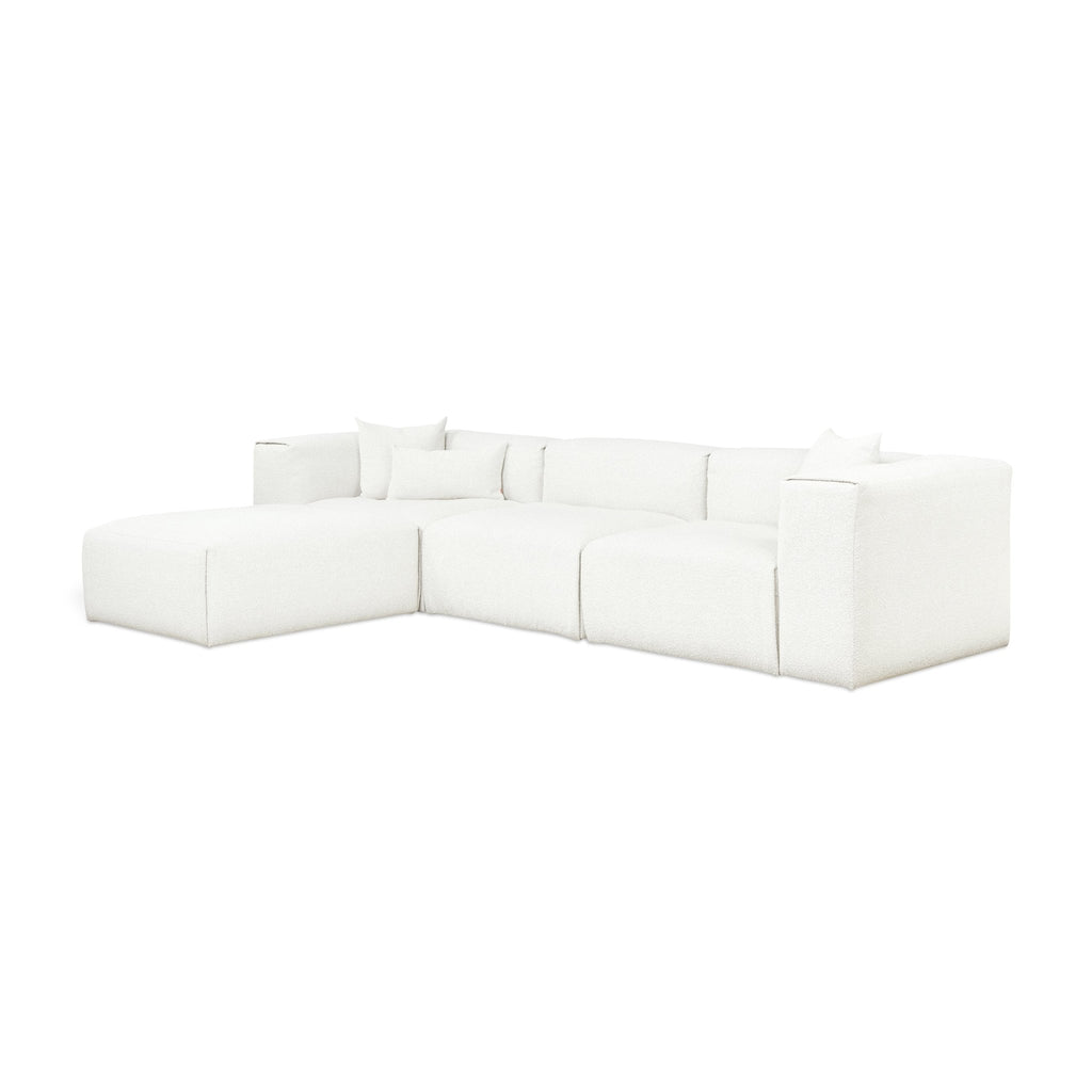 Nest Modular 4 - PC Sectional – Scandinavian Bouclé Modular Sofa - Sage InteriorsSage InteriorsSectional Sofa Units