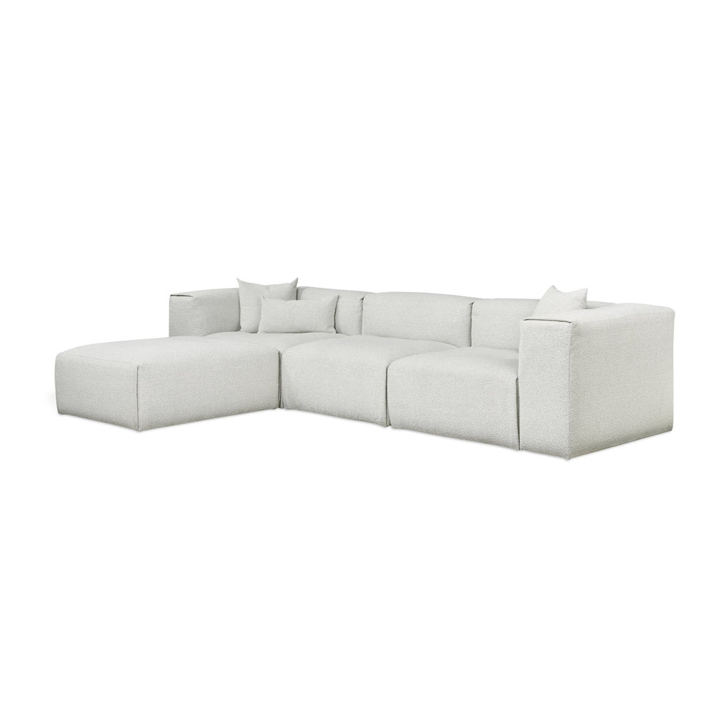 Nest Modular 4 - PC Sectional – Scandinavian Bouclé Modular Sofa - Sage InteriorsSage InteriorsSectional Sofa Units