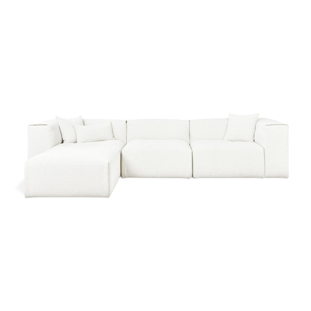 Nest Modular 4 - PC Sectional – Scandinavian Bouclé Modular Sofa - Sage InteriorsSage InteriorsSectional Sofa Units