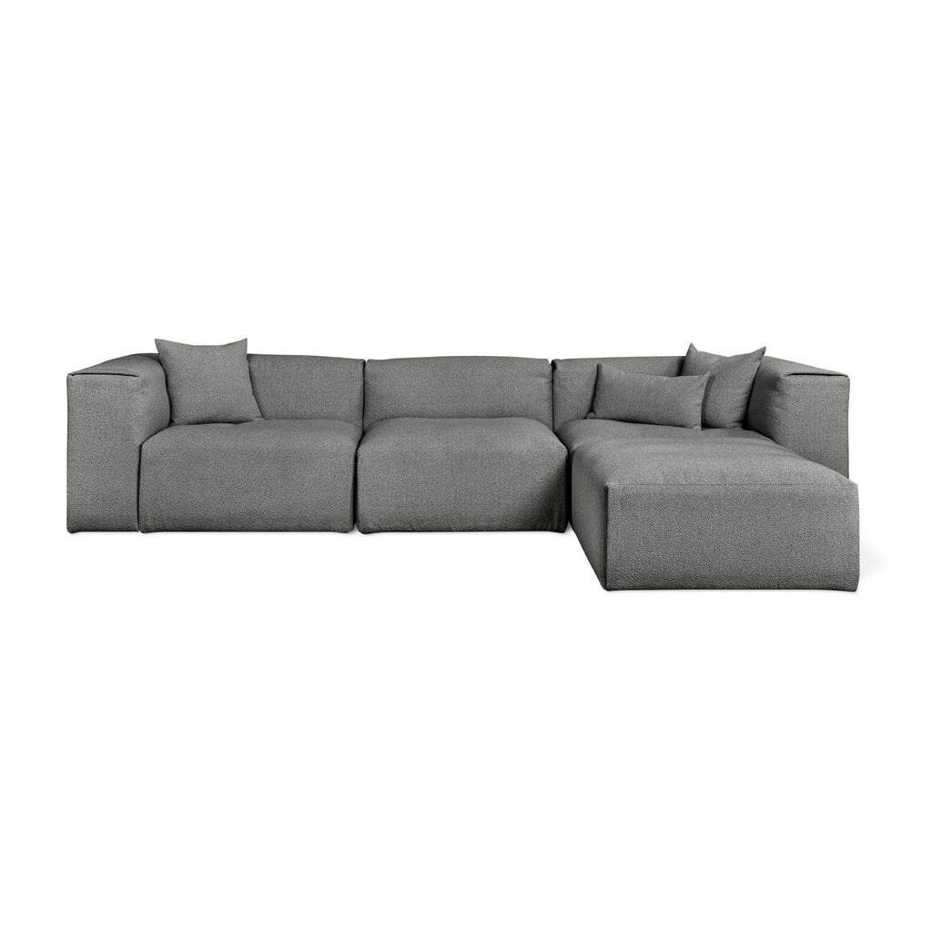 Nest Modular 4 - PC Sectional – Scandinavian Bouclé Modular Sofa - Sage InteriorsSage InteriorsSectional Sofa Units
