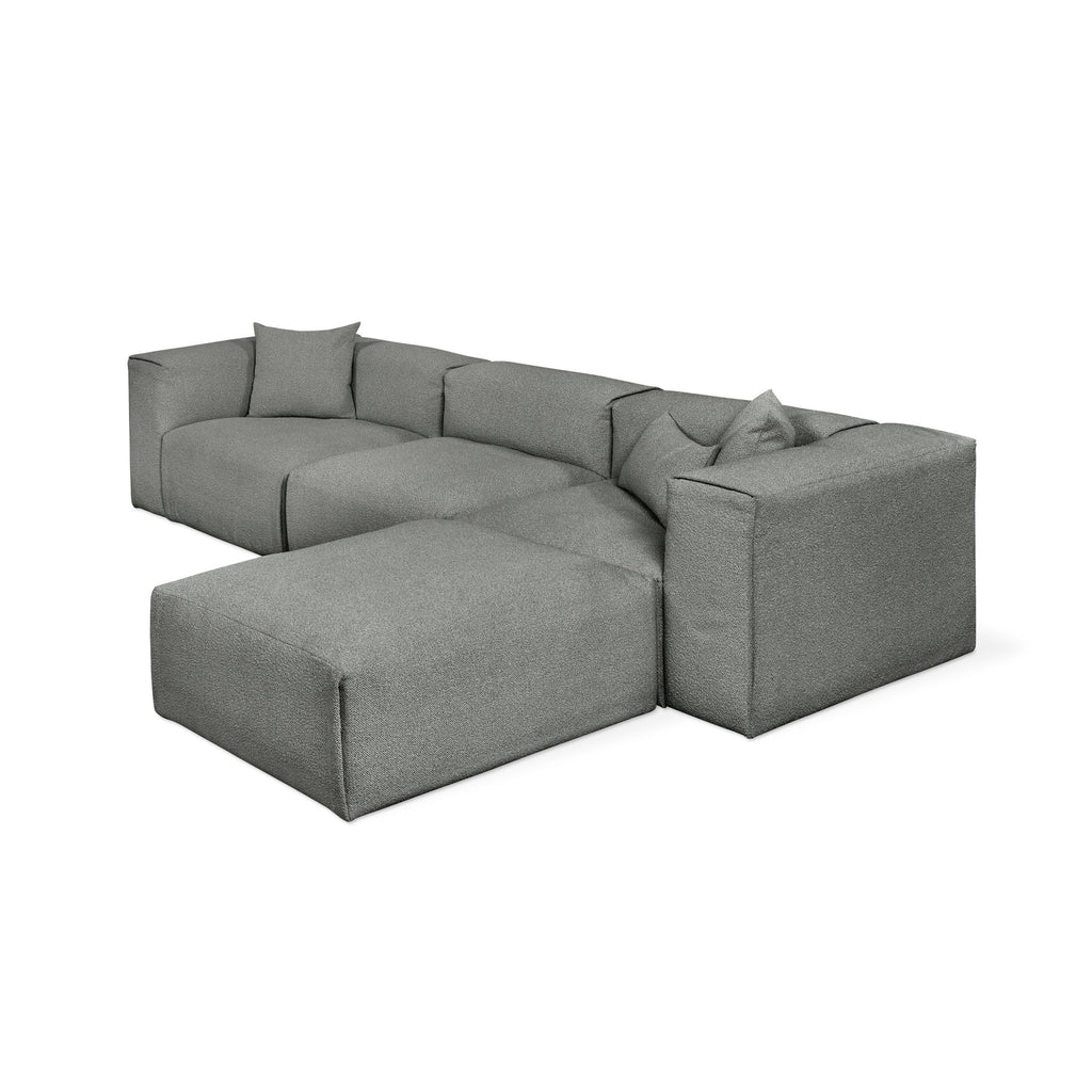 Nest Modular 4 - PC Sectional – Scandinavian Bouclé Modular Sofa - Sage InteriorsSage InteriorsSectional Sofa Units