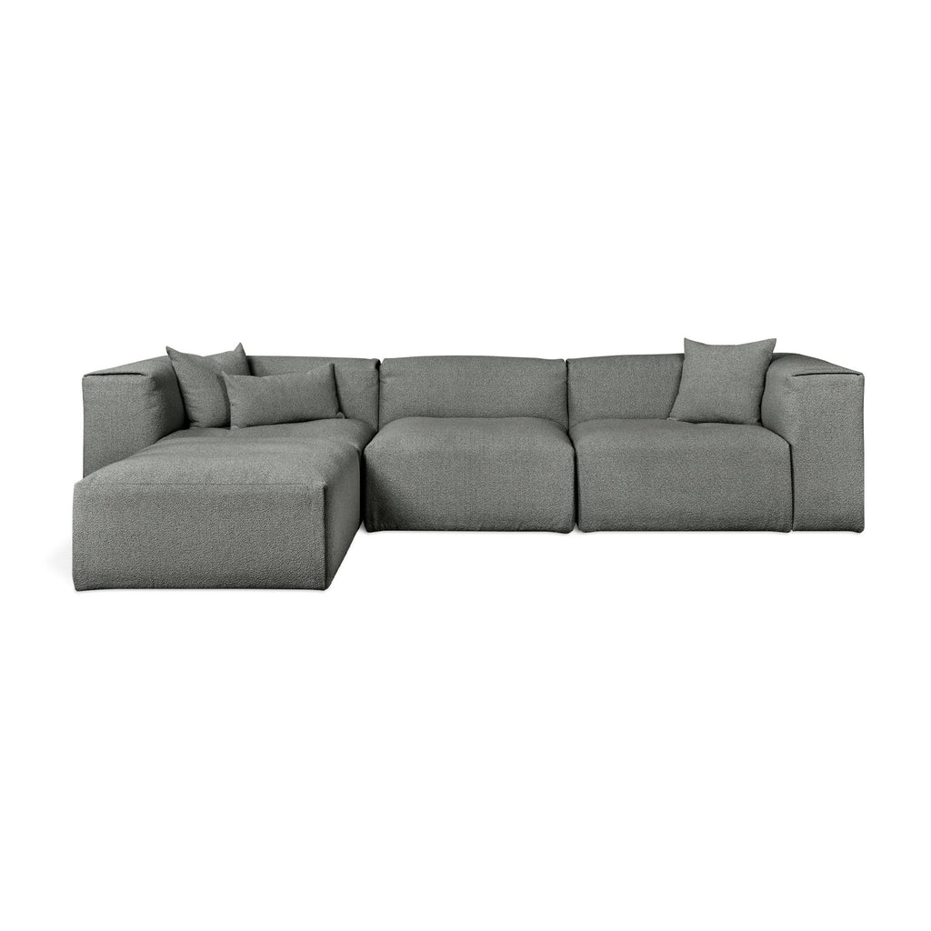 Nest Modular 4 - PC Sectional – Scandinavian Bouclé Modular Sofa - Sage InteriorsSage InteriorsSectional Sofa Units