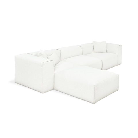 Nest Modular 4 - PC Sectional – Scandinavian Bouclé Modular Sofa - Sage InteriorsSage InteriorsSectional Sofa Units