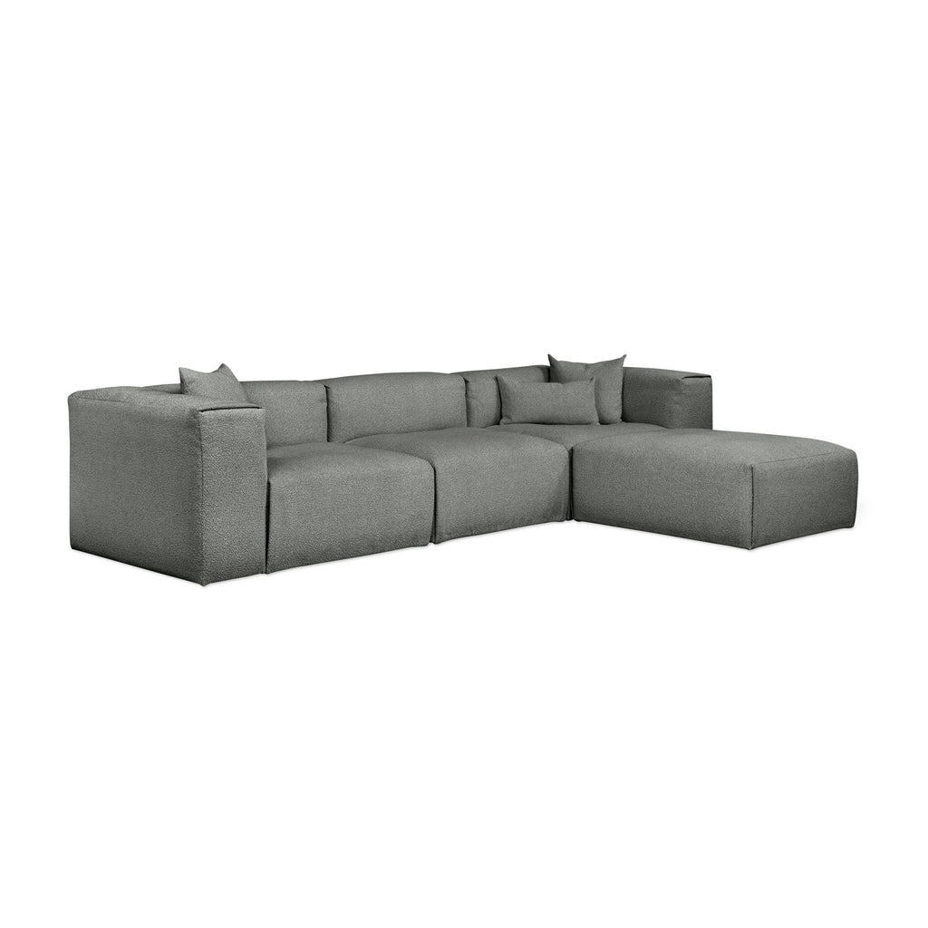 Nest Modular 4 - PC Sectional – Scandinavian Bouclé Modular Sofa - Sage InteriorsSage InteriorsSectional Sofa Units