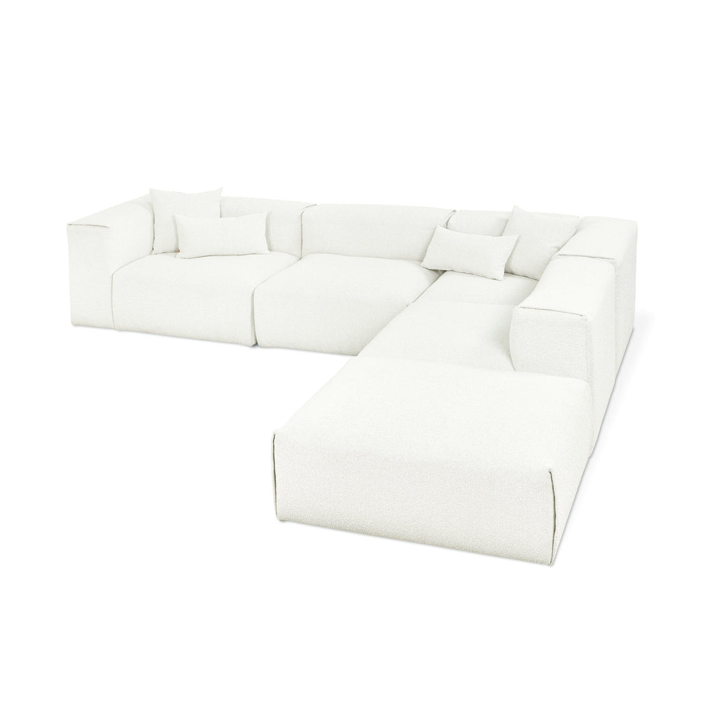 Nest Modular 5 - PC Sectional – Scandinavian Bouclé Sofa with Flexible Configurations - Sage InteriorsSage InteriorsSectional Sofa Units