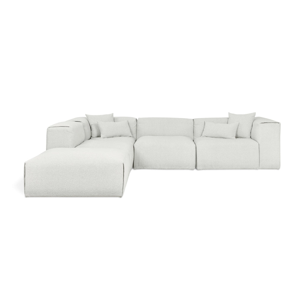 Nest Modular 5 - PC Sectional – Scandinavian Bouclé Sofa with Flexible Configurations - Sage InteriorsSage InteriorsSectional Sofa Units