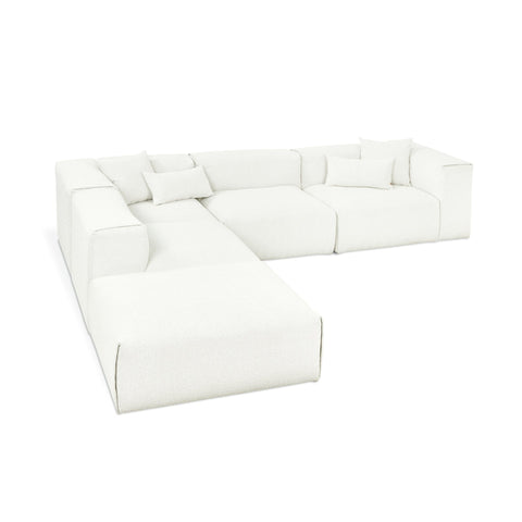 Nest Modular 5 - PC Sectional – Scandinavian Bouclé Sofa with Flexible Configurations - Sage InteriorsSage InteriorsSectional Sofa Units
