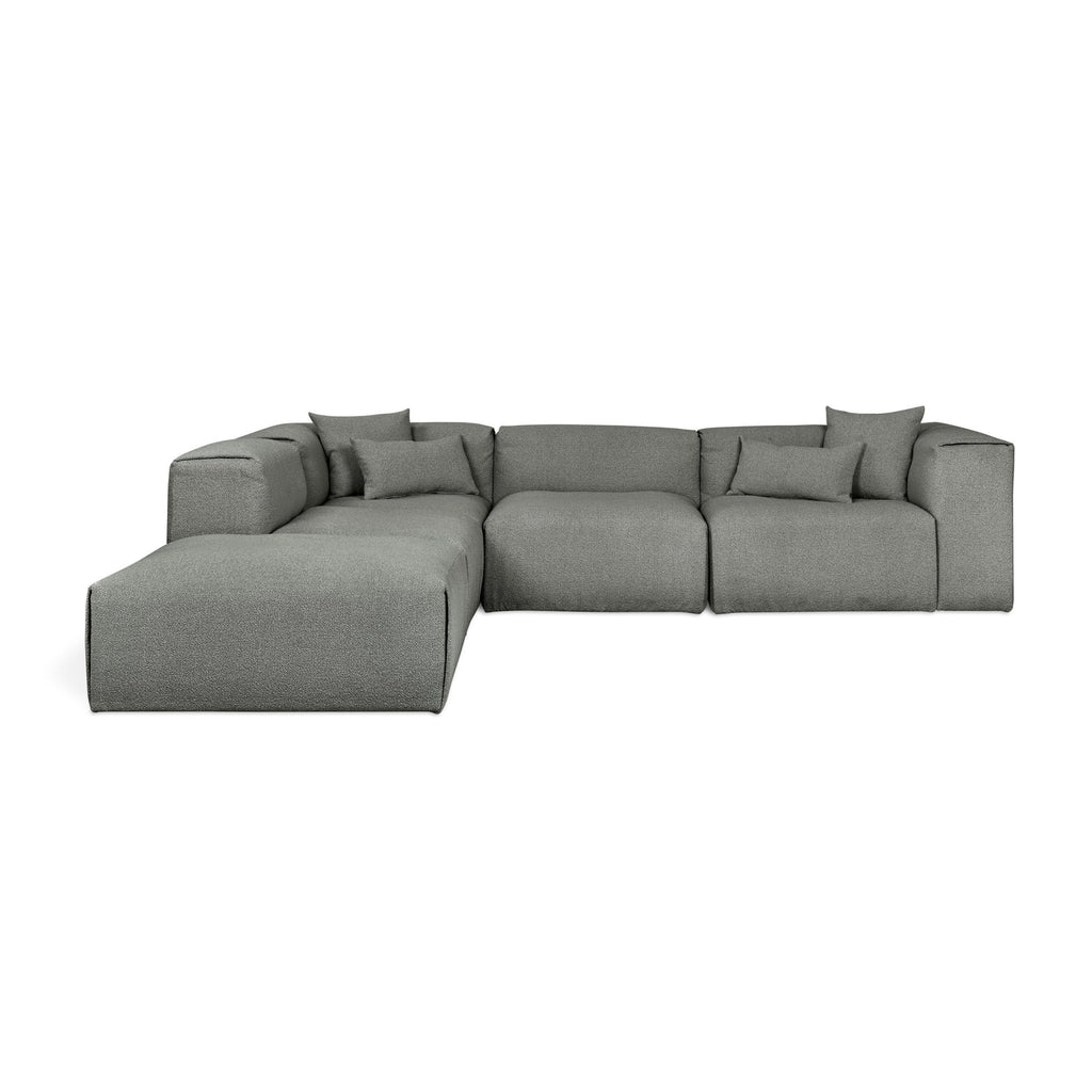 Nest Modular 5 - PC Sectional – Scandinavian Bouclé Sofa with Flexible Configurations - Sage InteriorsSage InteriorsSectional Sofa Units