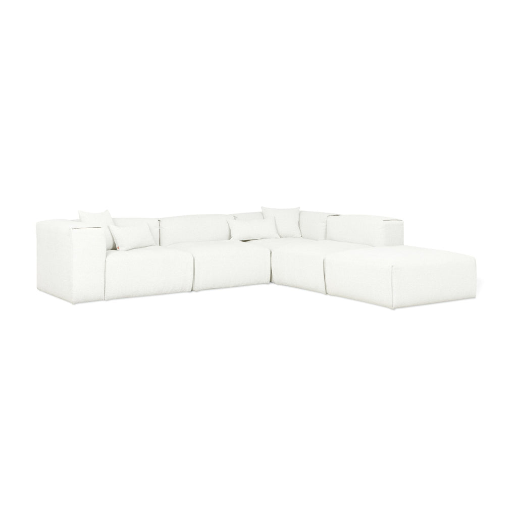 Nest Modular 5 - PC Sectional – Scandinavian Bouclé Sofa with Flexible Configurations - Sage InteriorsSage InteriorsSectional Sofa Units